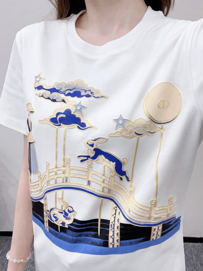 CD 25fw printed t-shirt