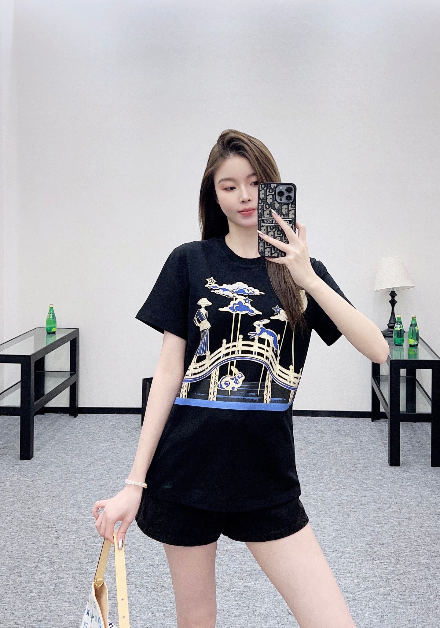 CD 25fw printed t-shirt