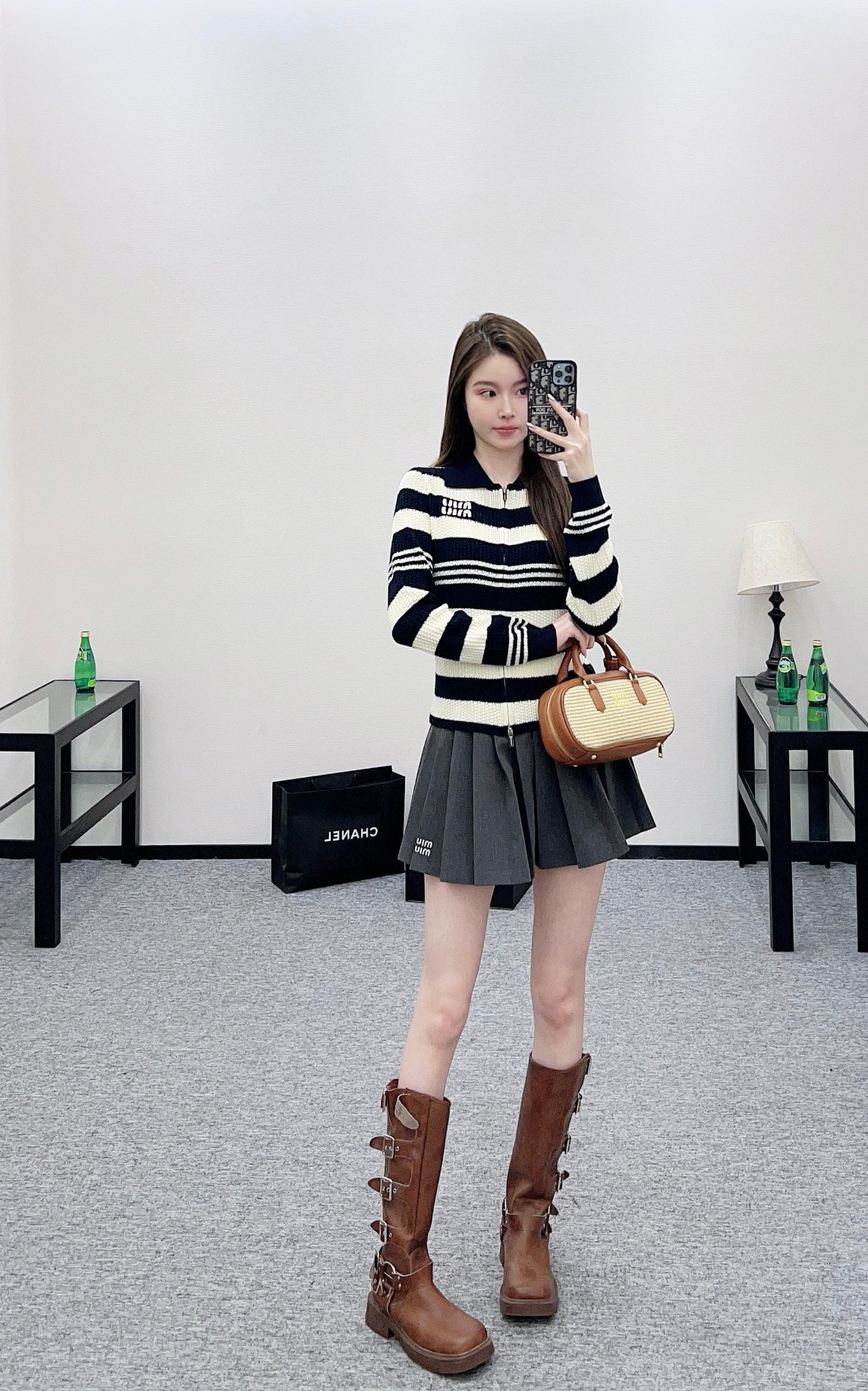 Miu 25fw all-match cardigan