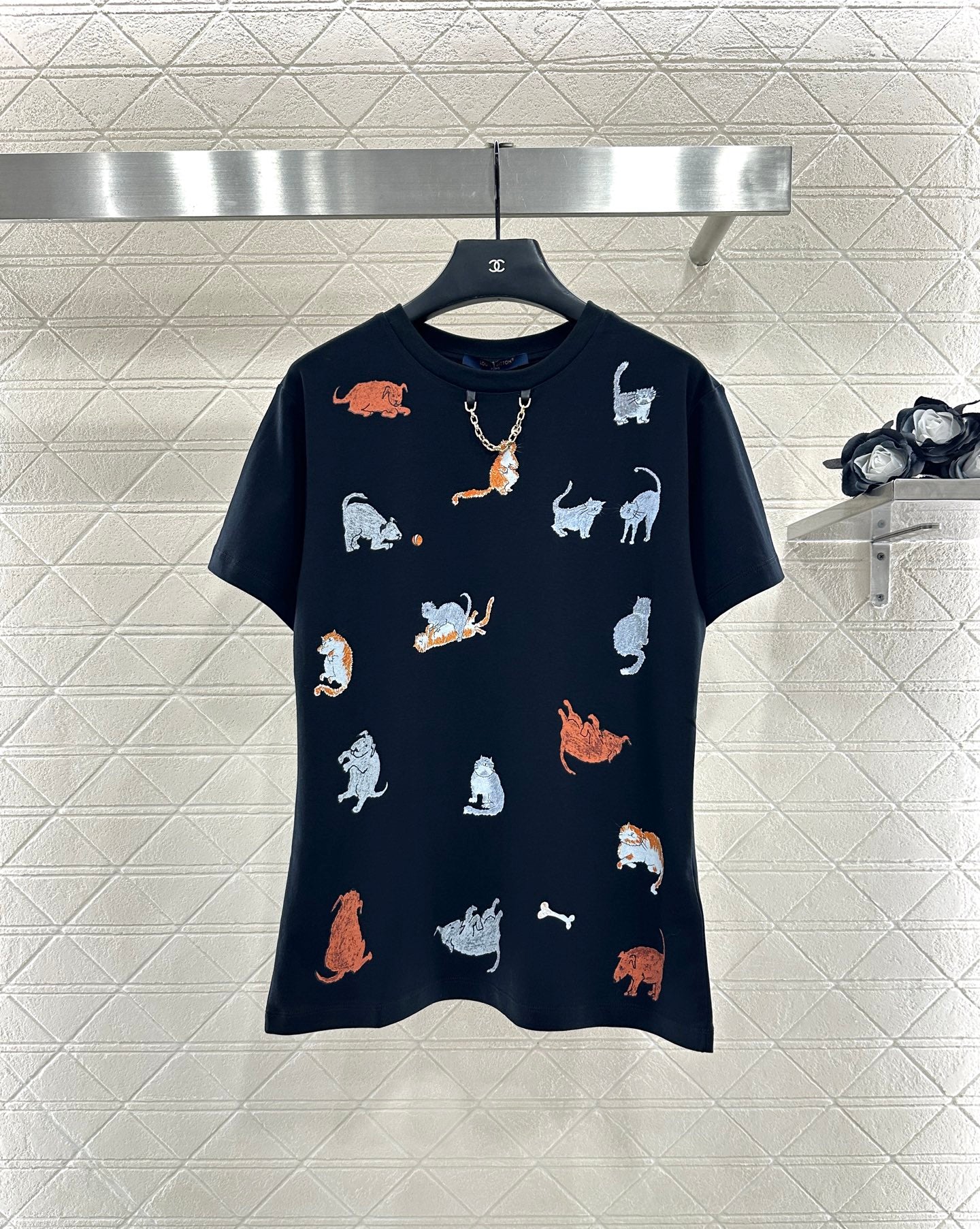 Louis 25fw  printed t-shirt