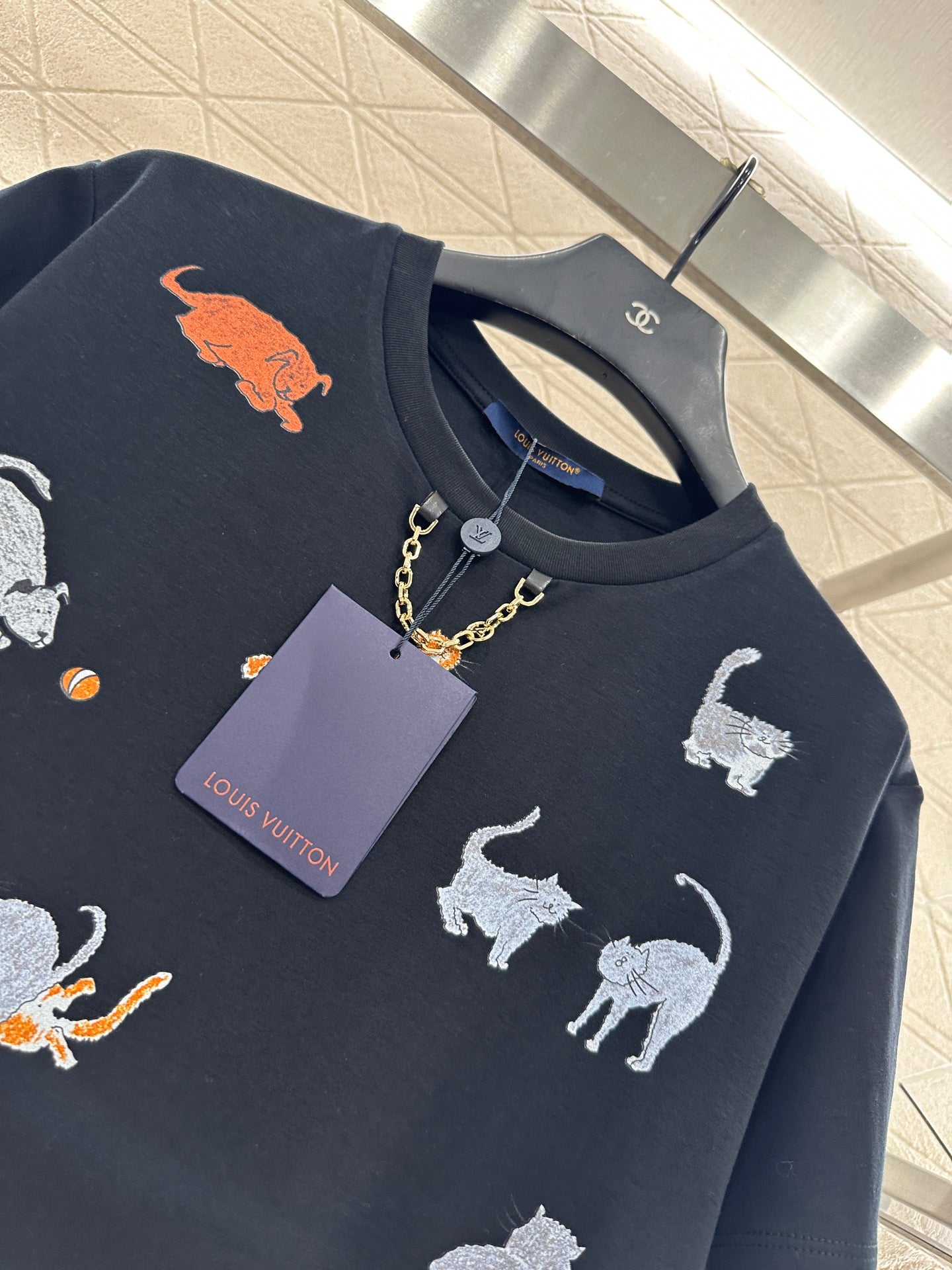 Louis 25fw  printed t-shirt