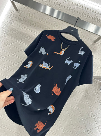 Louis 25fw  printed t-shirt