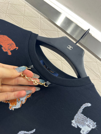 Louis 25fw  printed t-shirt