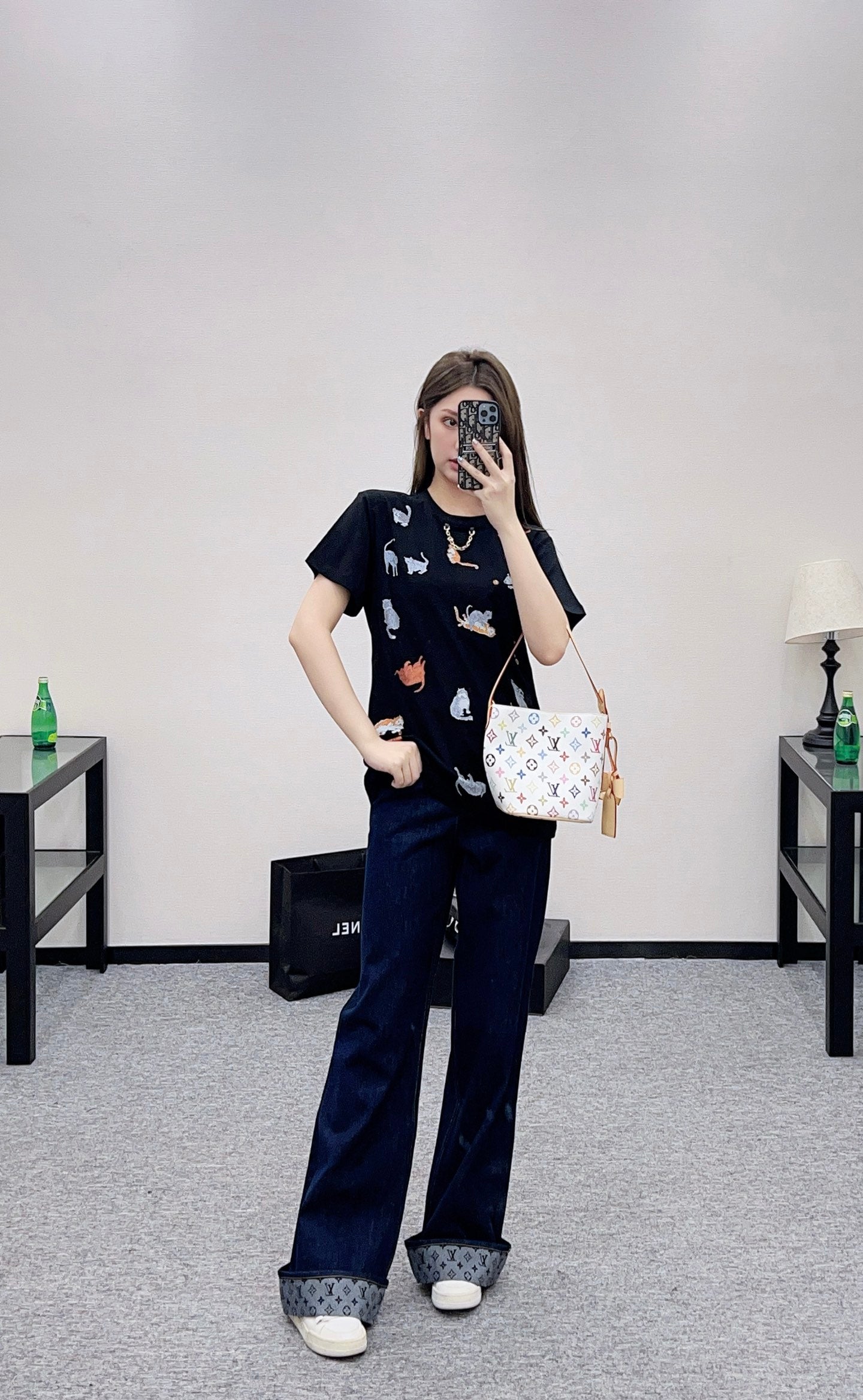 Louis 25fw  printed t-shirt