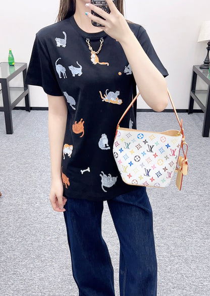 Louis 25fw  printed t-shirt