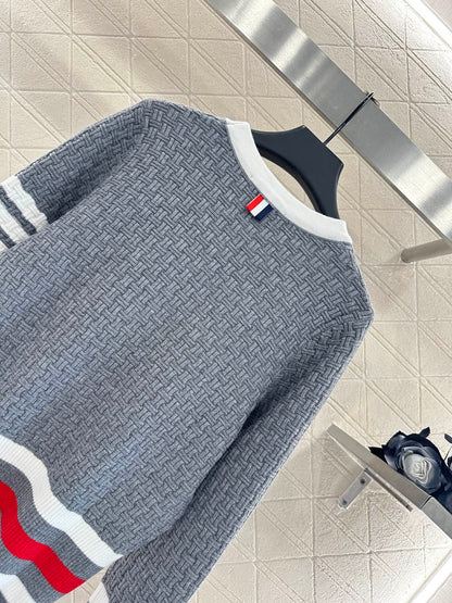 Tho 25fw embroidered cardigan