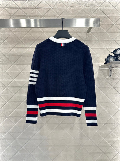 Tho 25fw embroidered cardigan