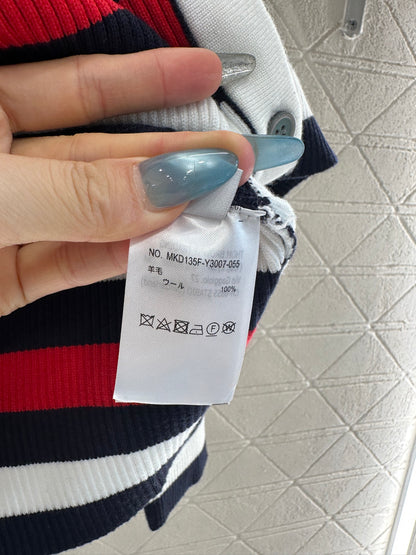 Tho 25fw embroidered cardigan