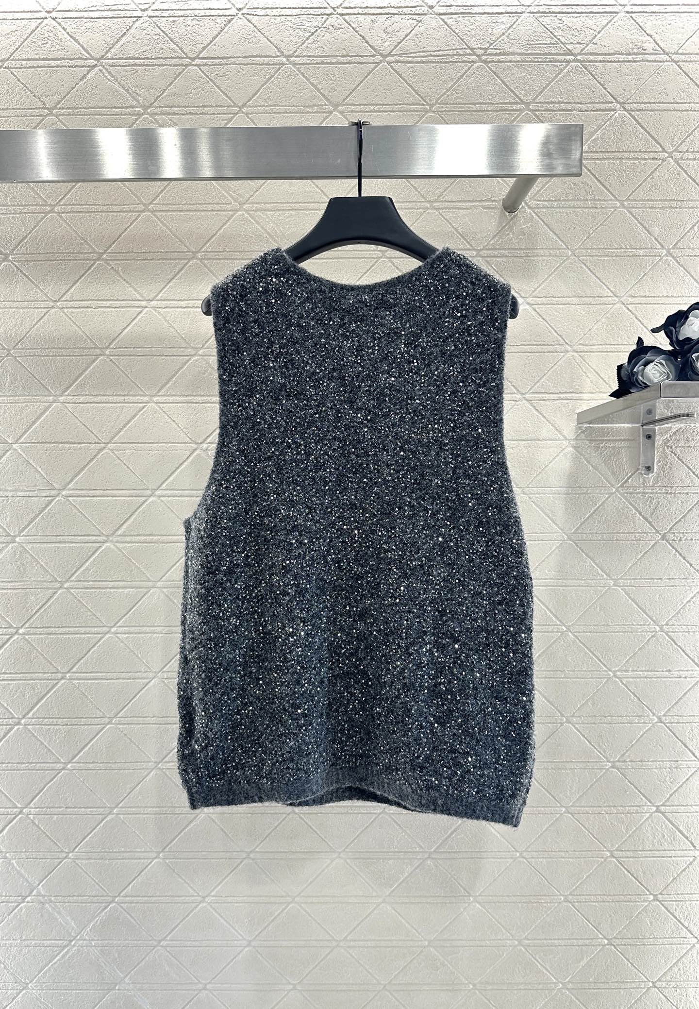 Chan 25fw knitted vest