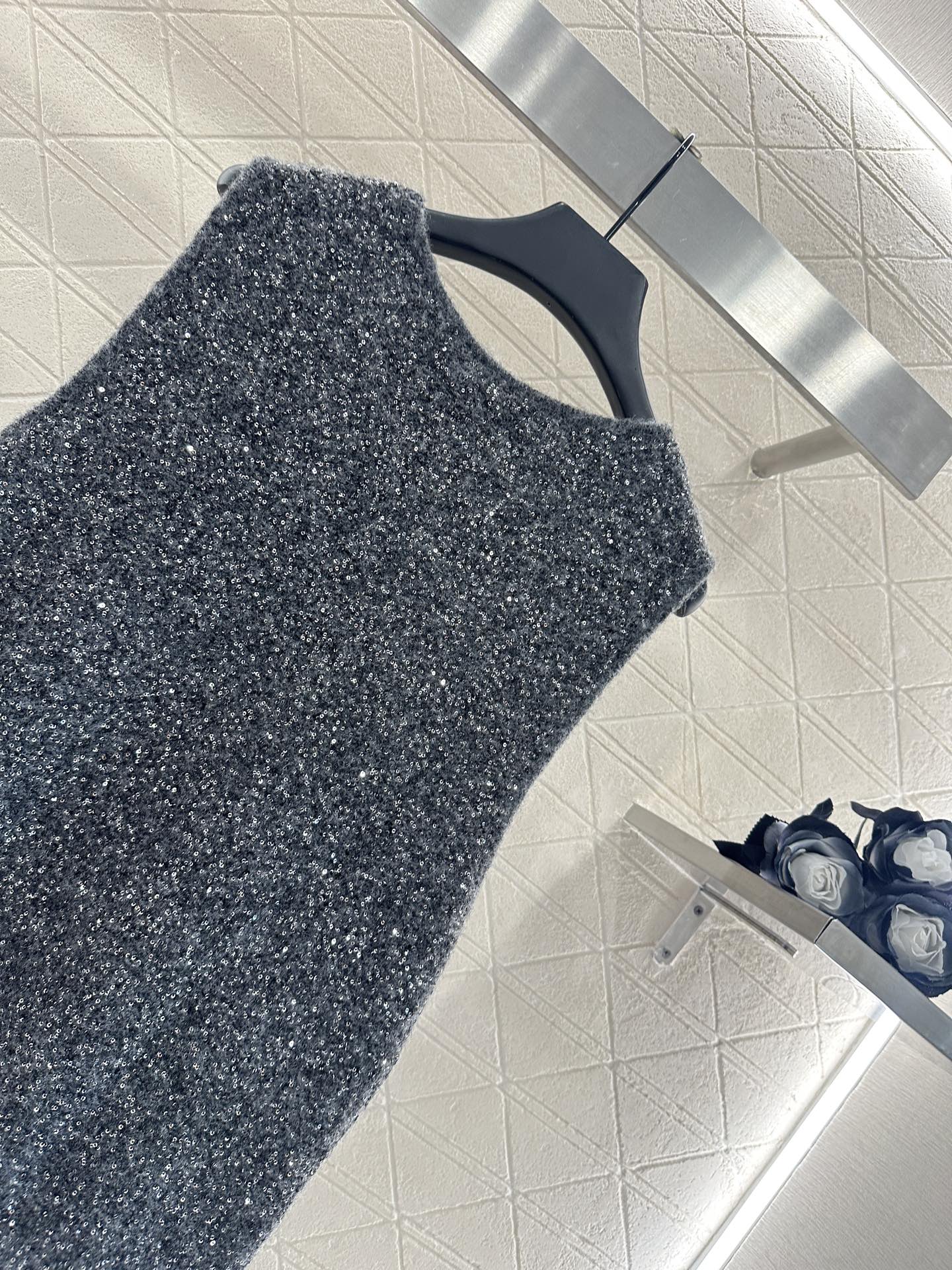 Chan 25fw knitted vest