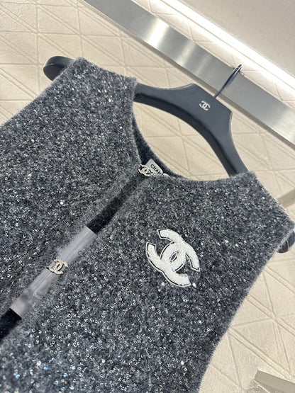 Chan 25fw knitted vest