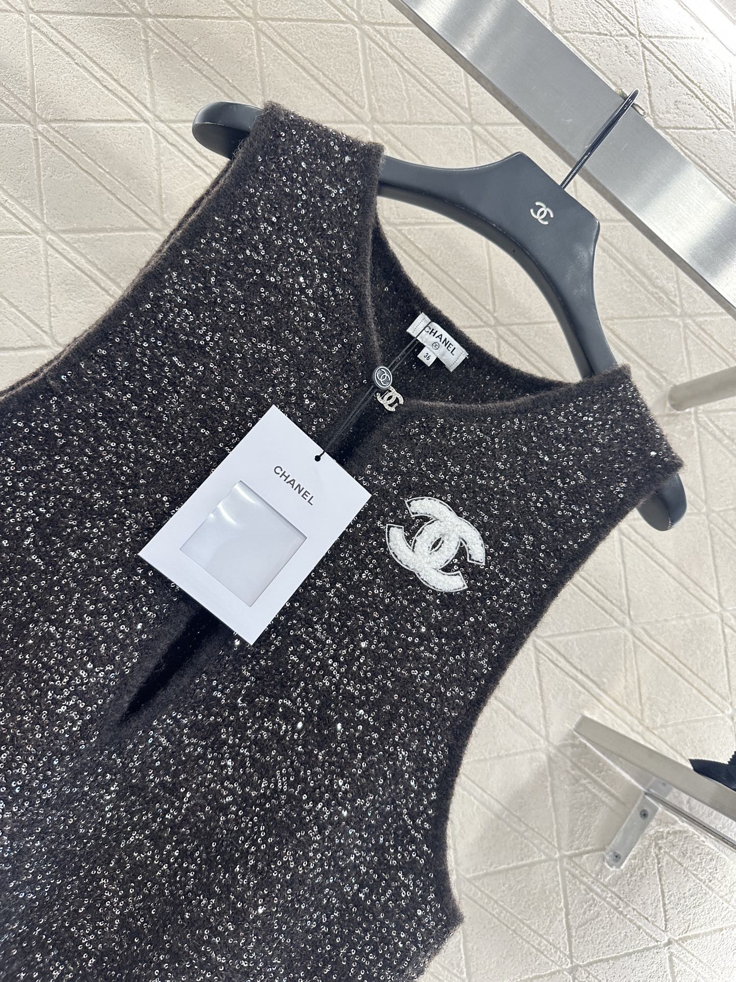 Chan 25fw knitted vest