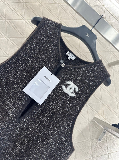 Chan 25fw knitted vest