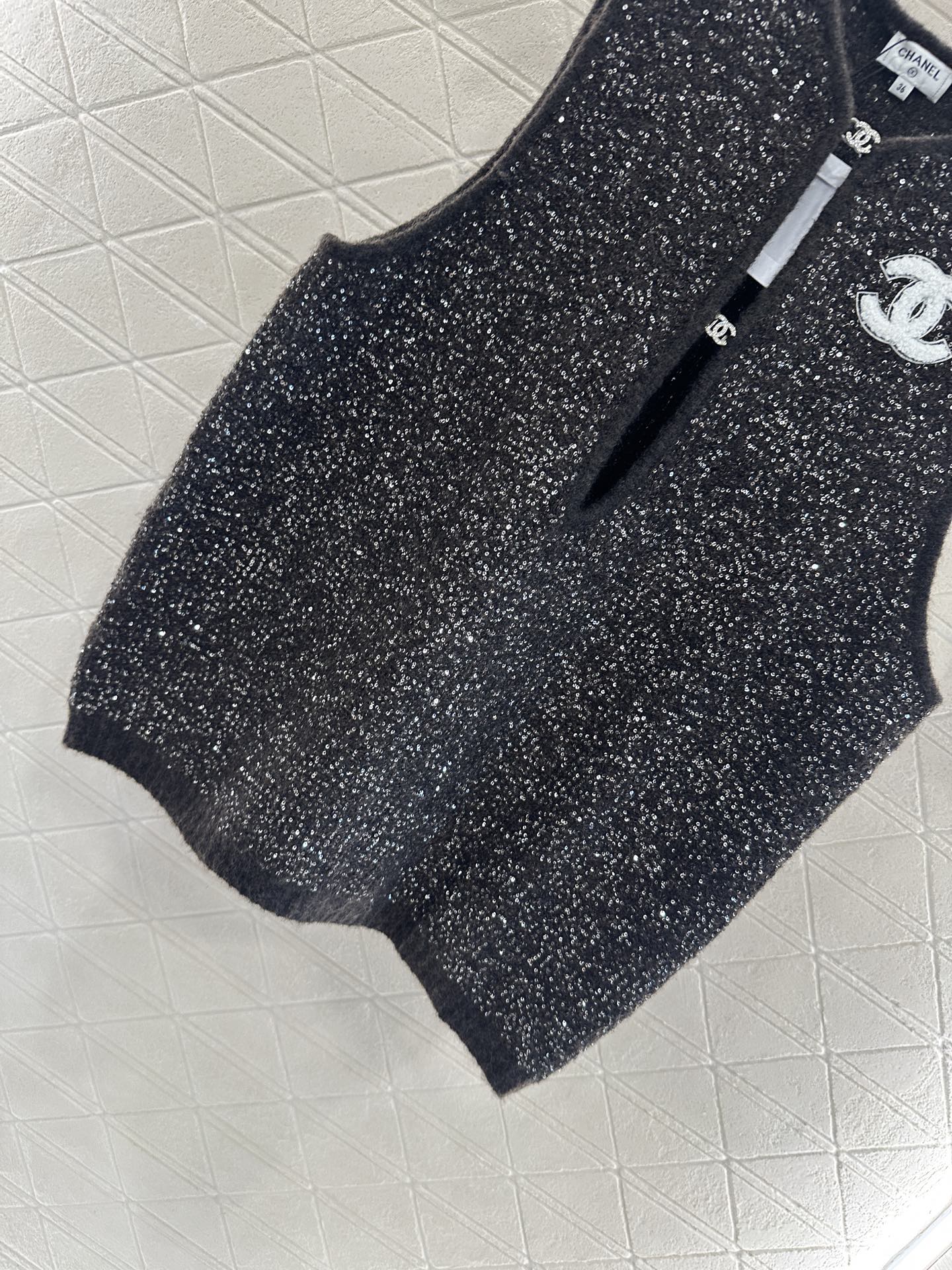 Chan 25fw knitted vest