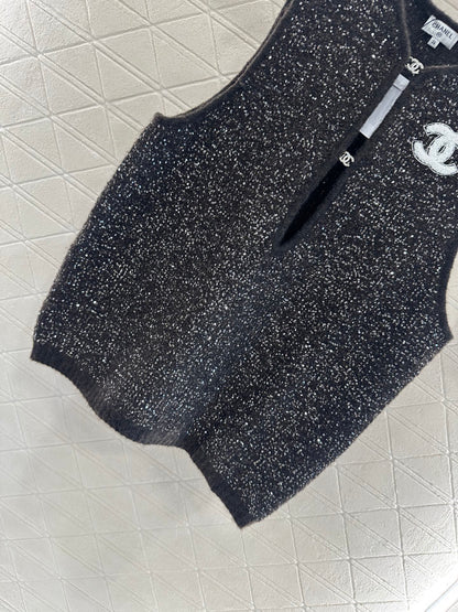 Chan 25fw knitted vest