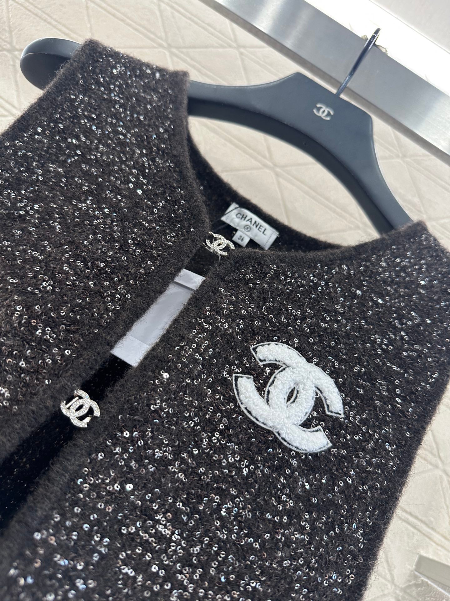 Chan 25fw knitted vest