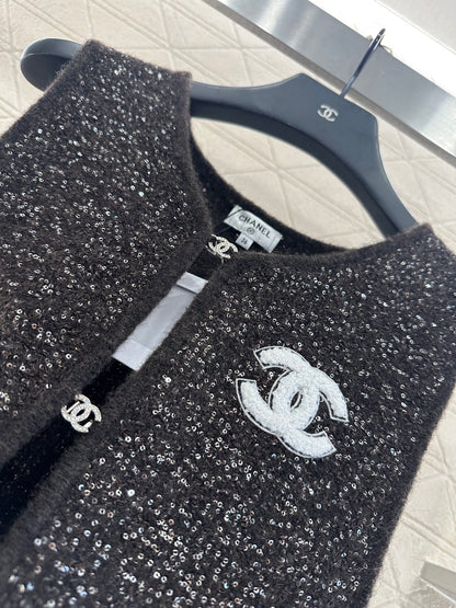 Chan 25fw knitted vest