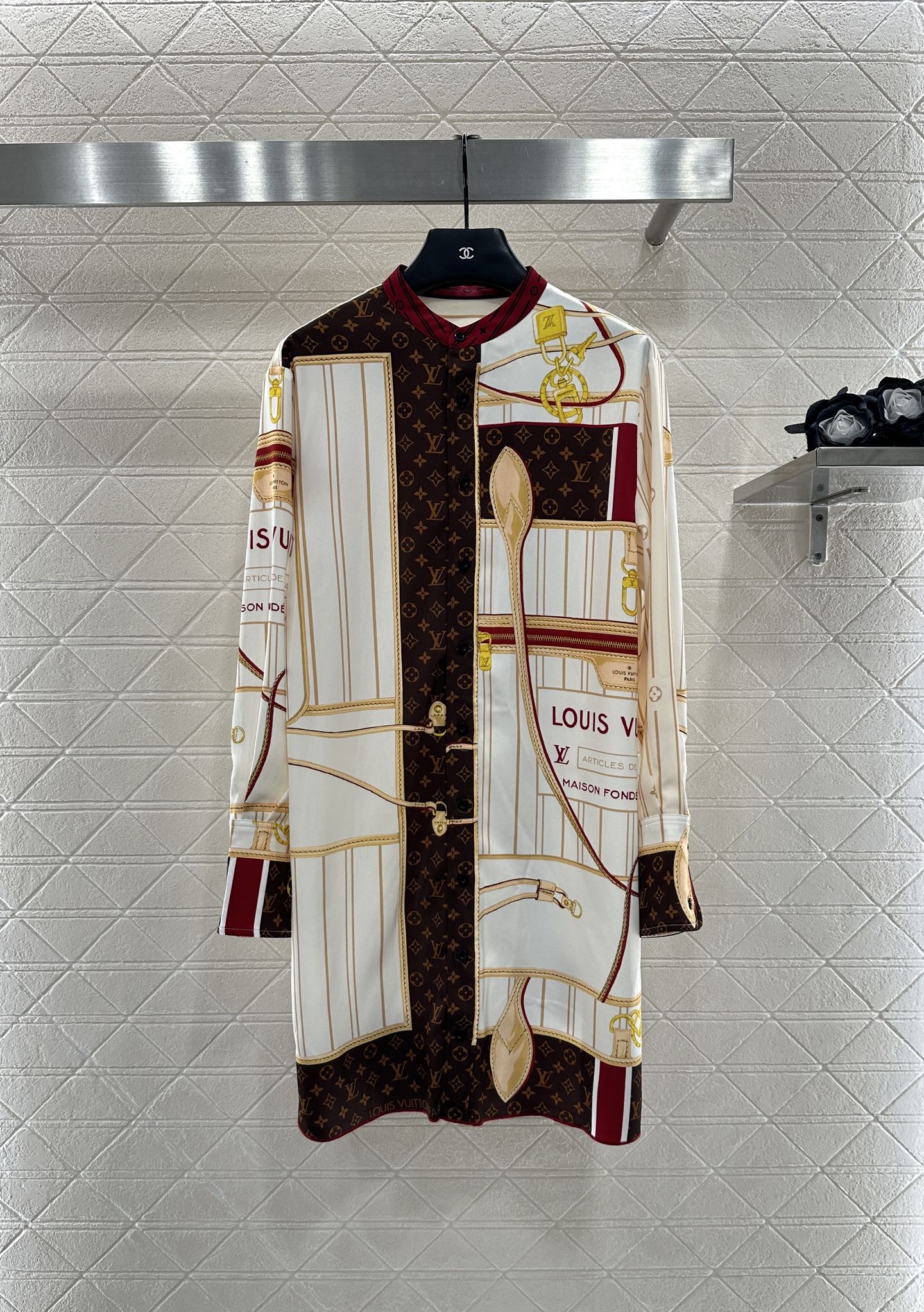 Louis 25fw printed shirt