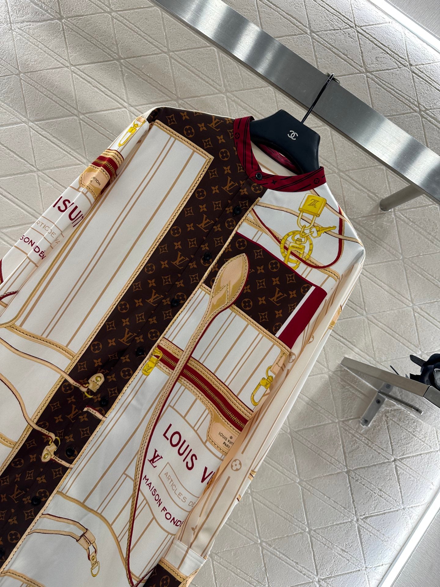 Louis 25fw printed shirt