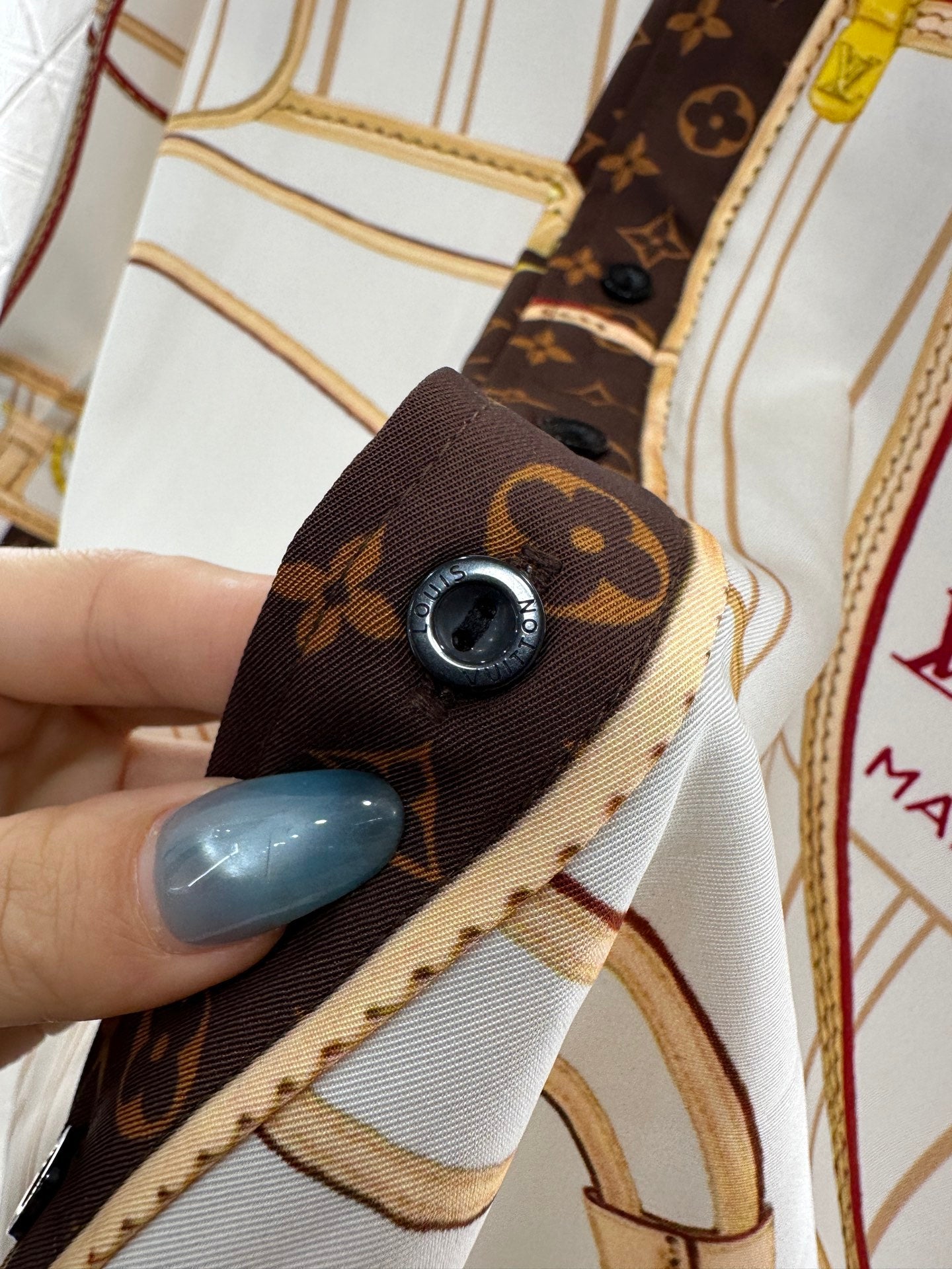 Louis 25fw printed shirt