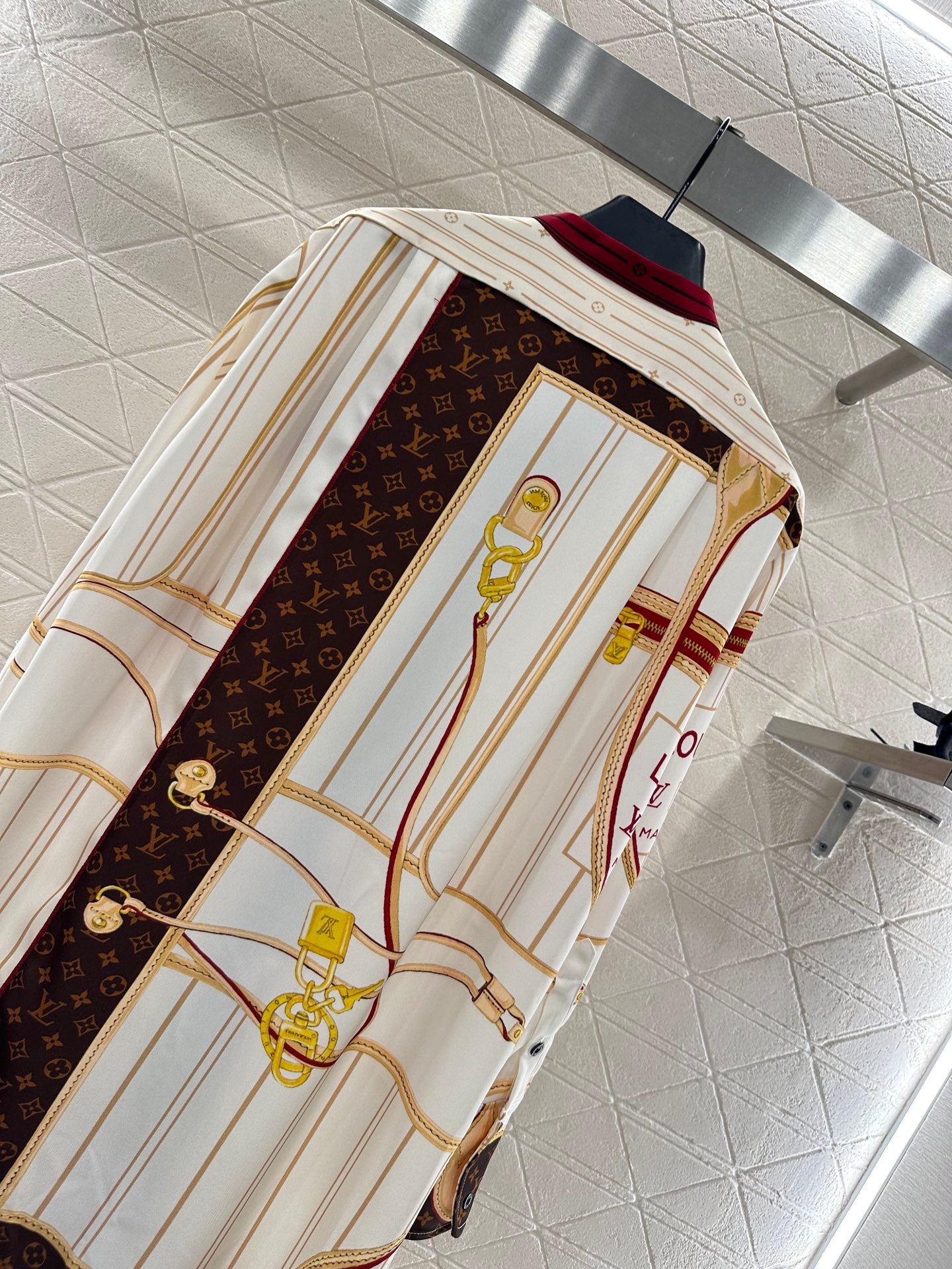 Louis 25fw printed shirt