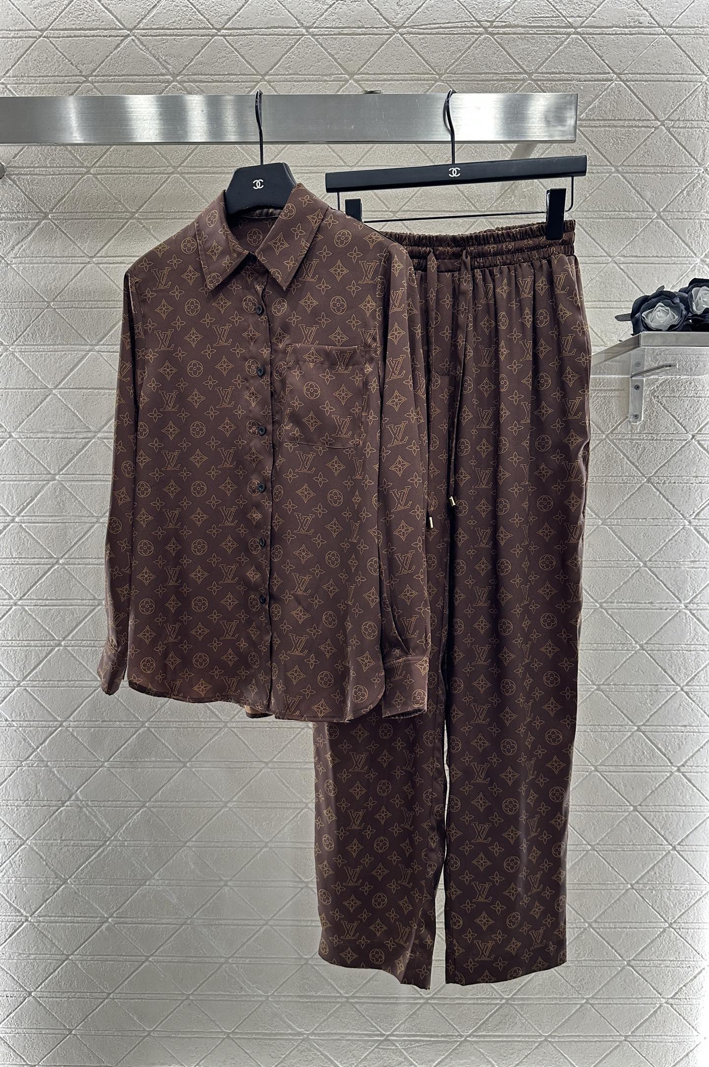 Louis 25fw printed suit