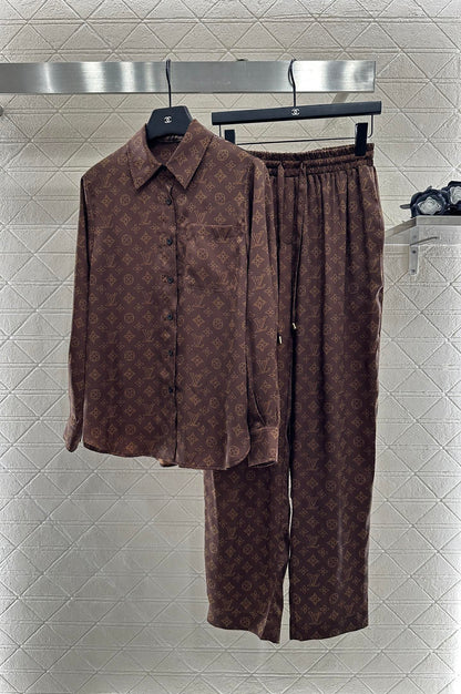 Louis 25fw printed suit