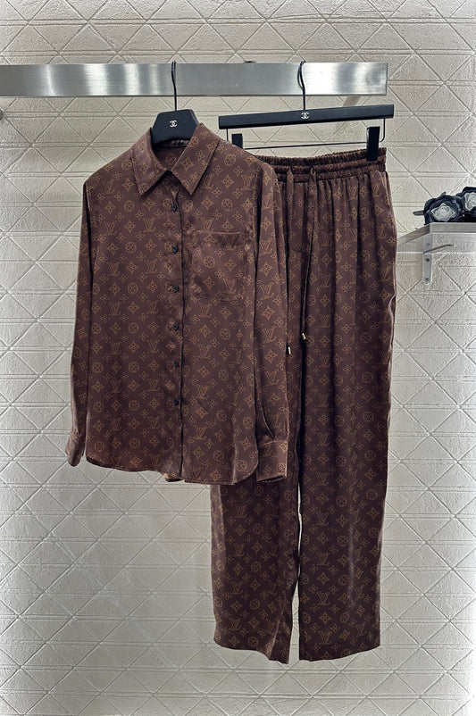 Louis 25fw printed suit