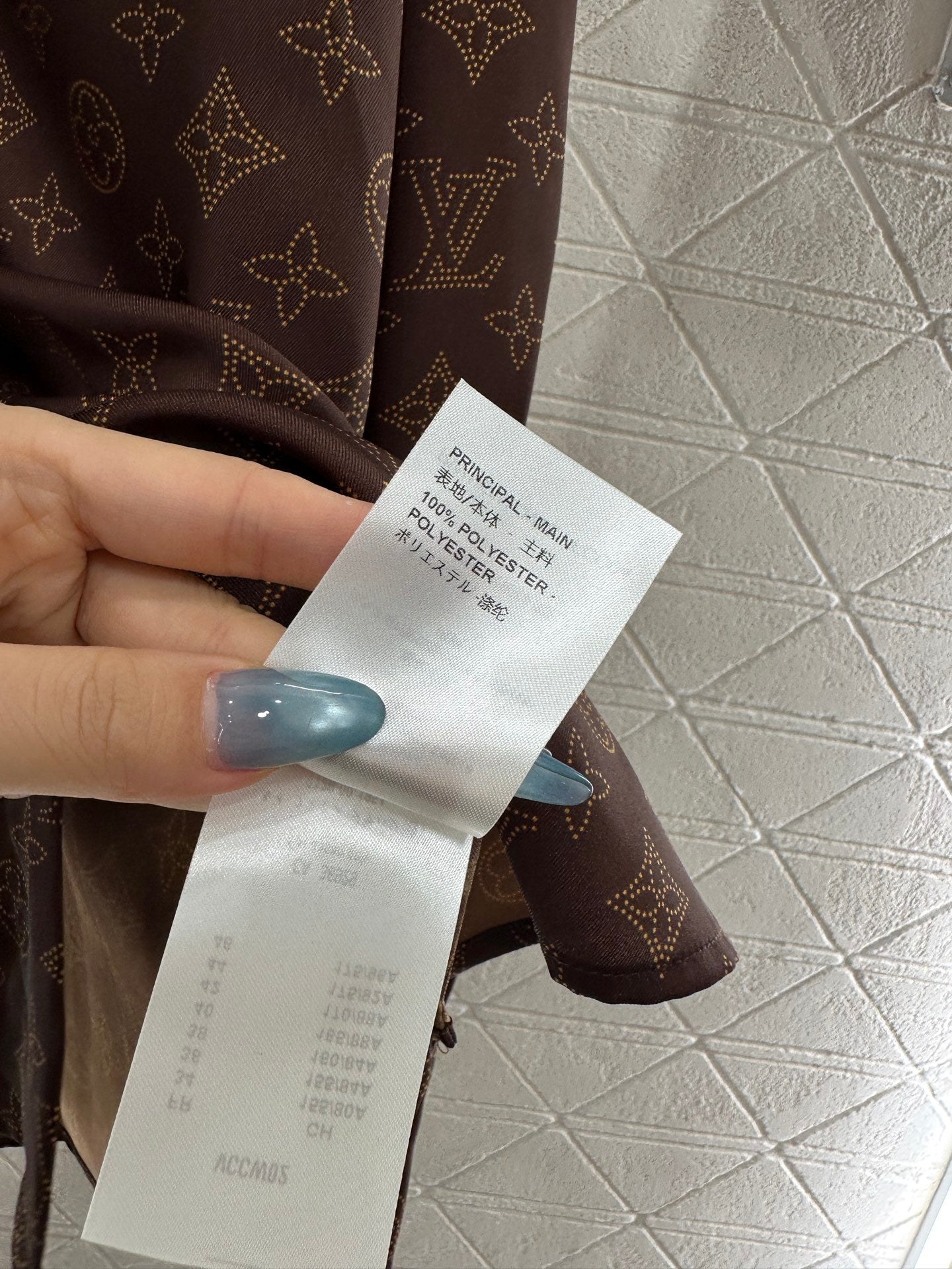 Louis 25fw printed suit