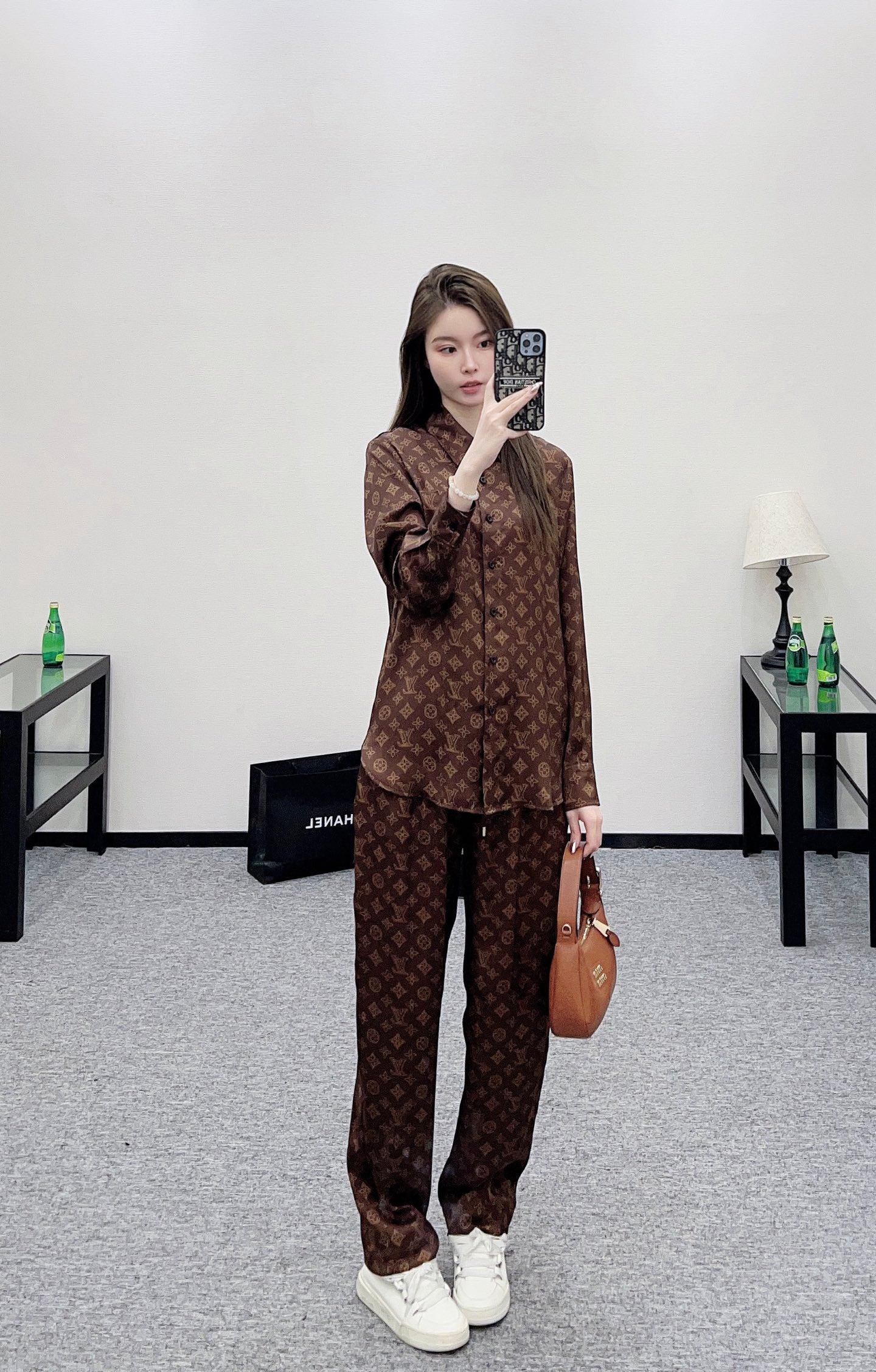 Louis 25fw printed suit