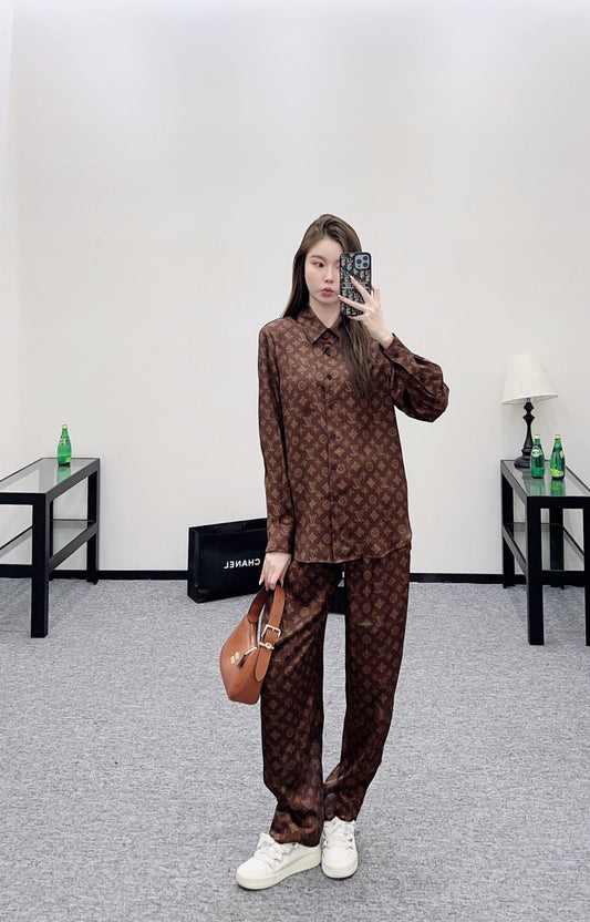 Louis 25fw printed suit