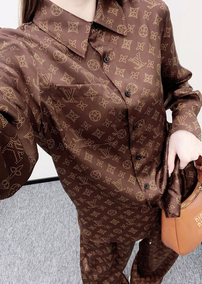 Louis 25fw printed suit