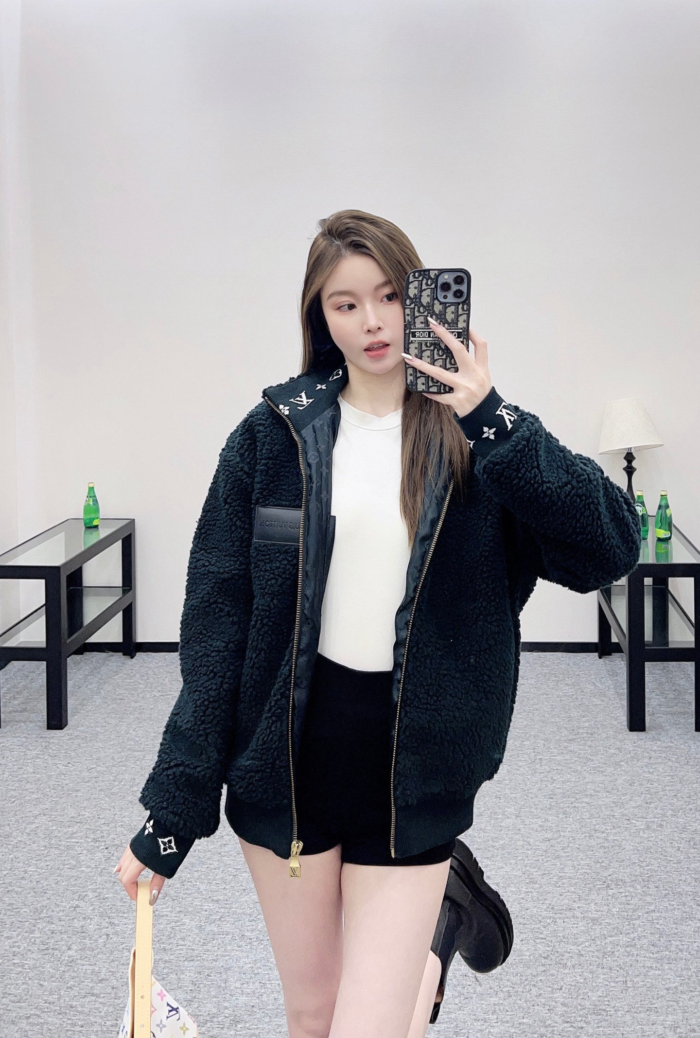 Louis 25fw plush jacket