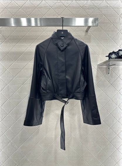 Loe 25fw leather jacket