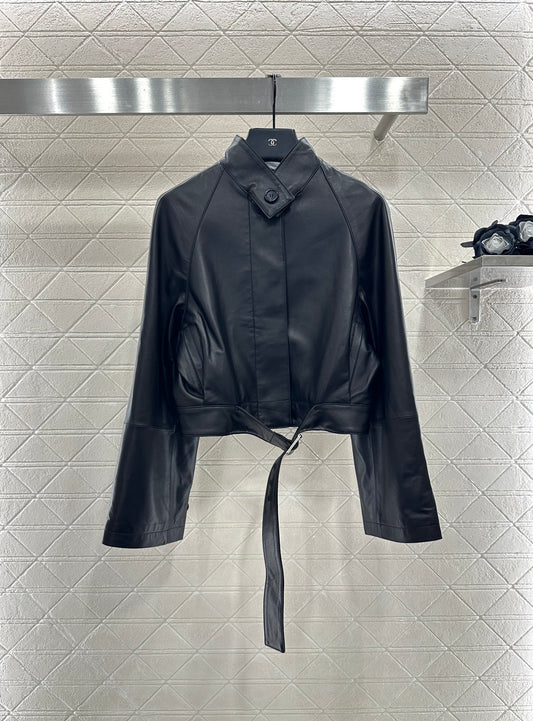 Loe 25fw leather jacket