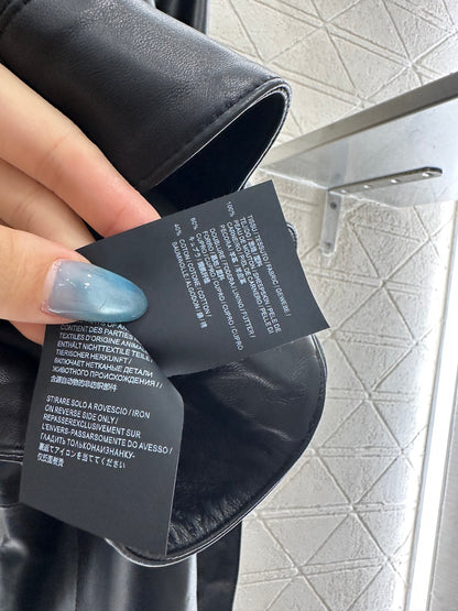 Loe 25fw leather jacket