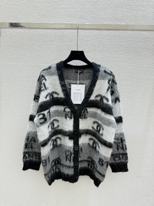 Chan 25fw mohair cardigan