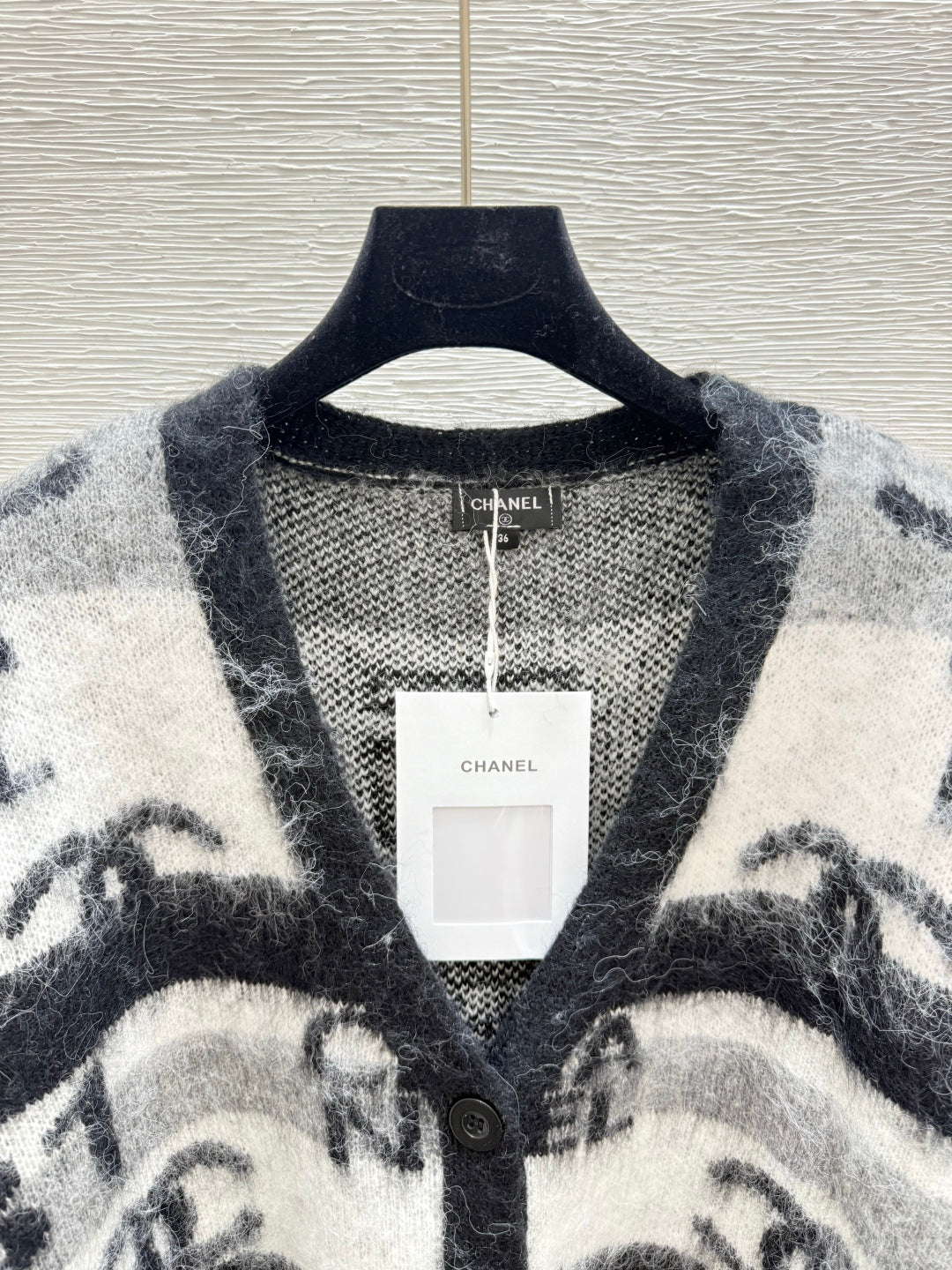 Chan 25fw mohair cardigan