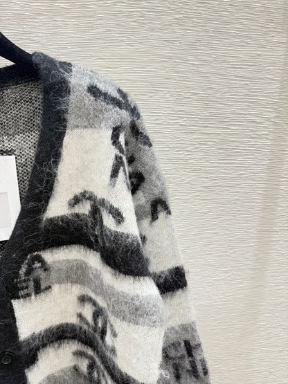 Chan 25fw mohair cardigan