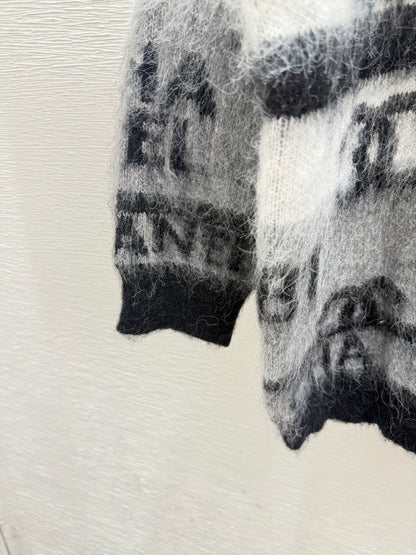 Chan 25fw mohair cardigan