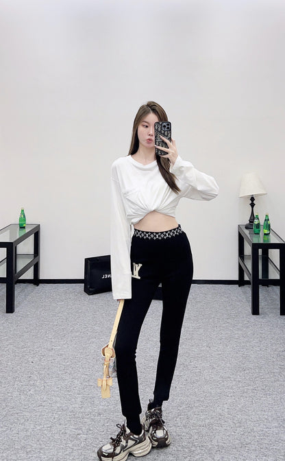 Louis 25fw jacquard pants