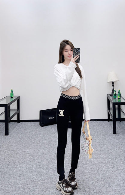 Louis 25fw jacquard pants