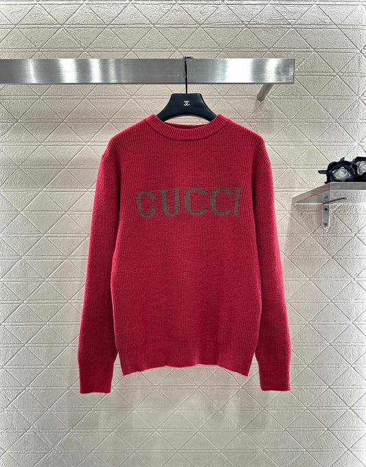 Guc 25fw embroidered sweater