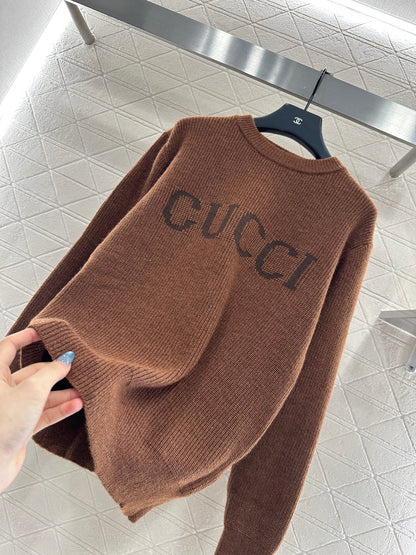 Guc 25fw embroidered sweater