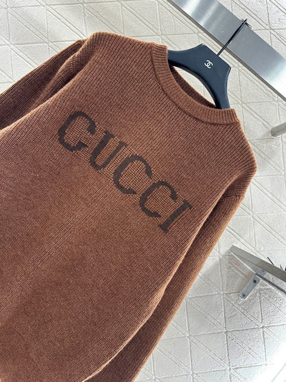 Guc 25fw embroidered sweater