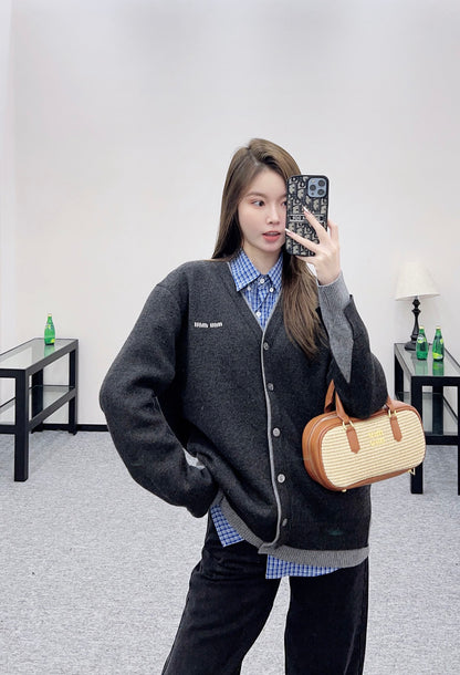 Miu 25fw leisure cardigan