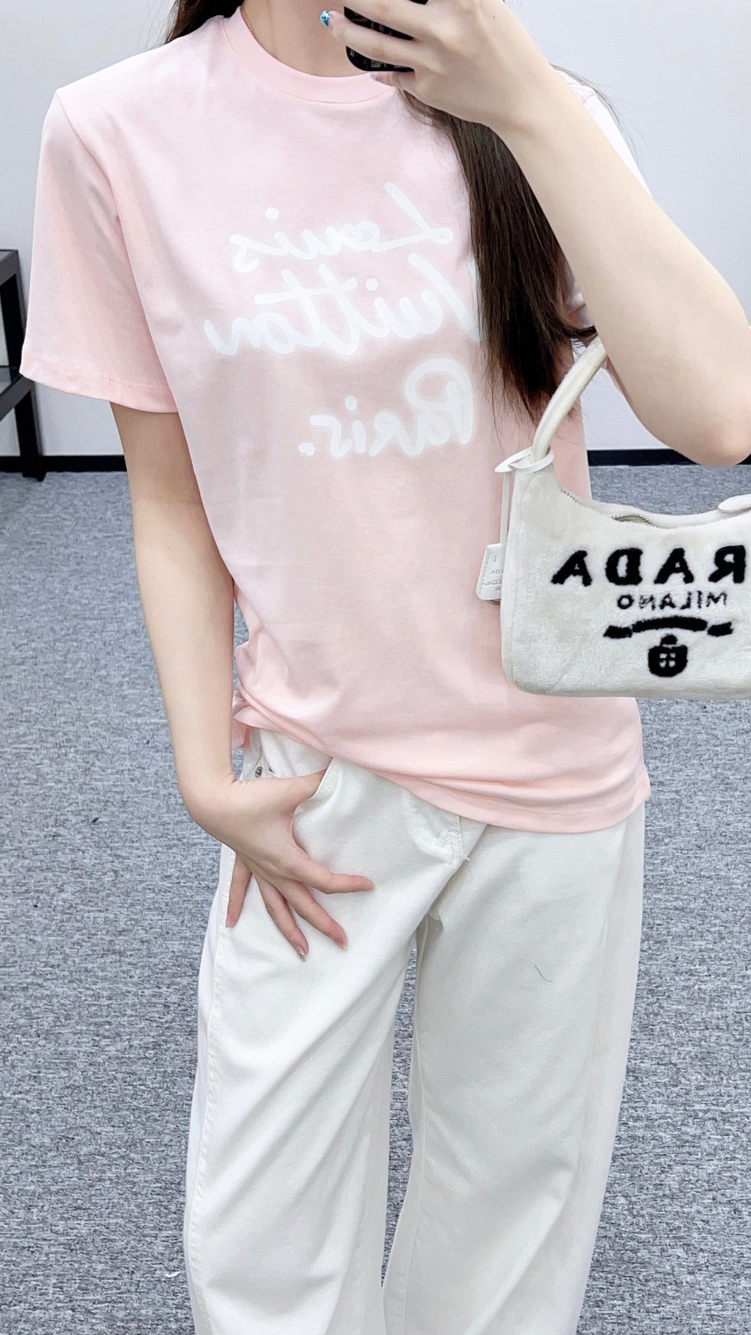 Louis 25fw printed t-shirt