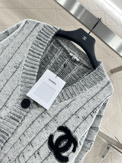 Chan 25fw knitted cardigan