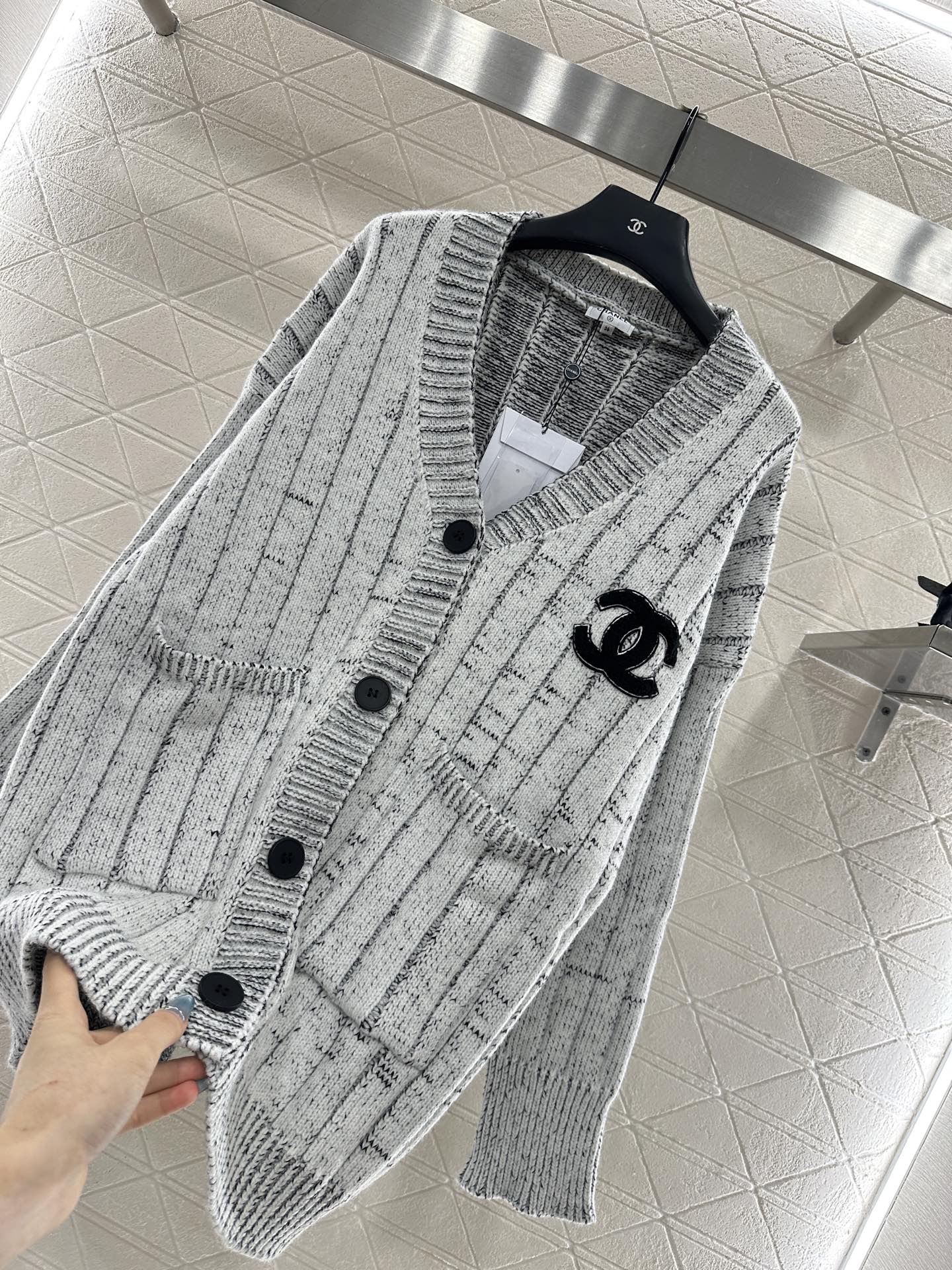 Chan 25fw knitted cardigan