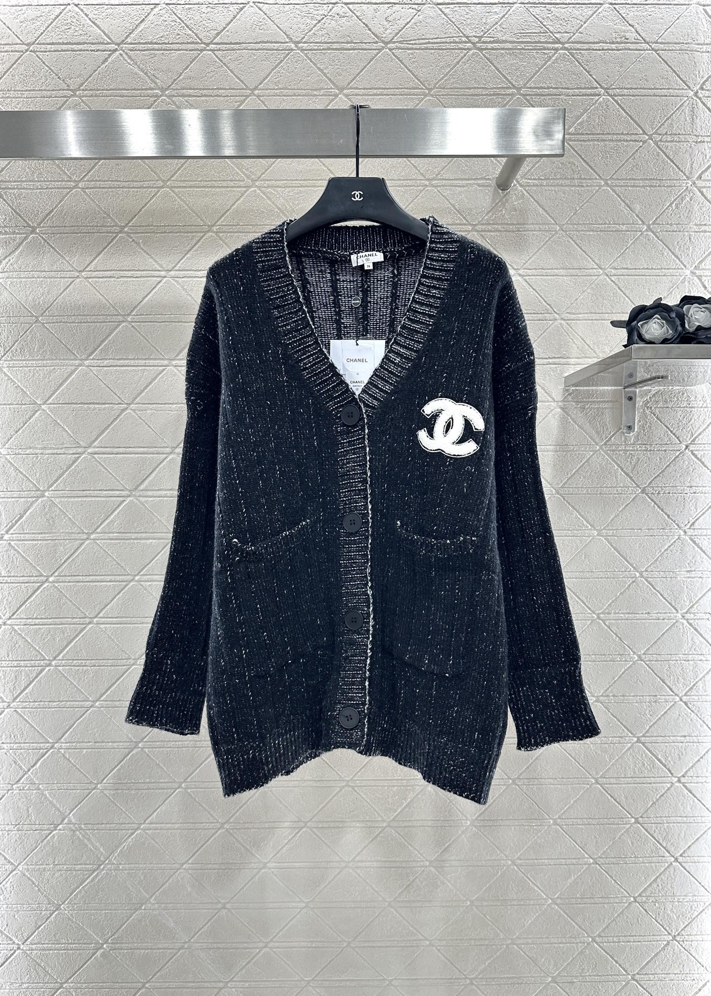 Chan 25fw knitted cardigan